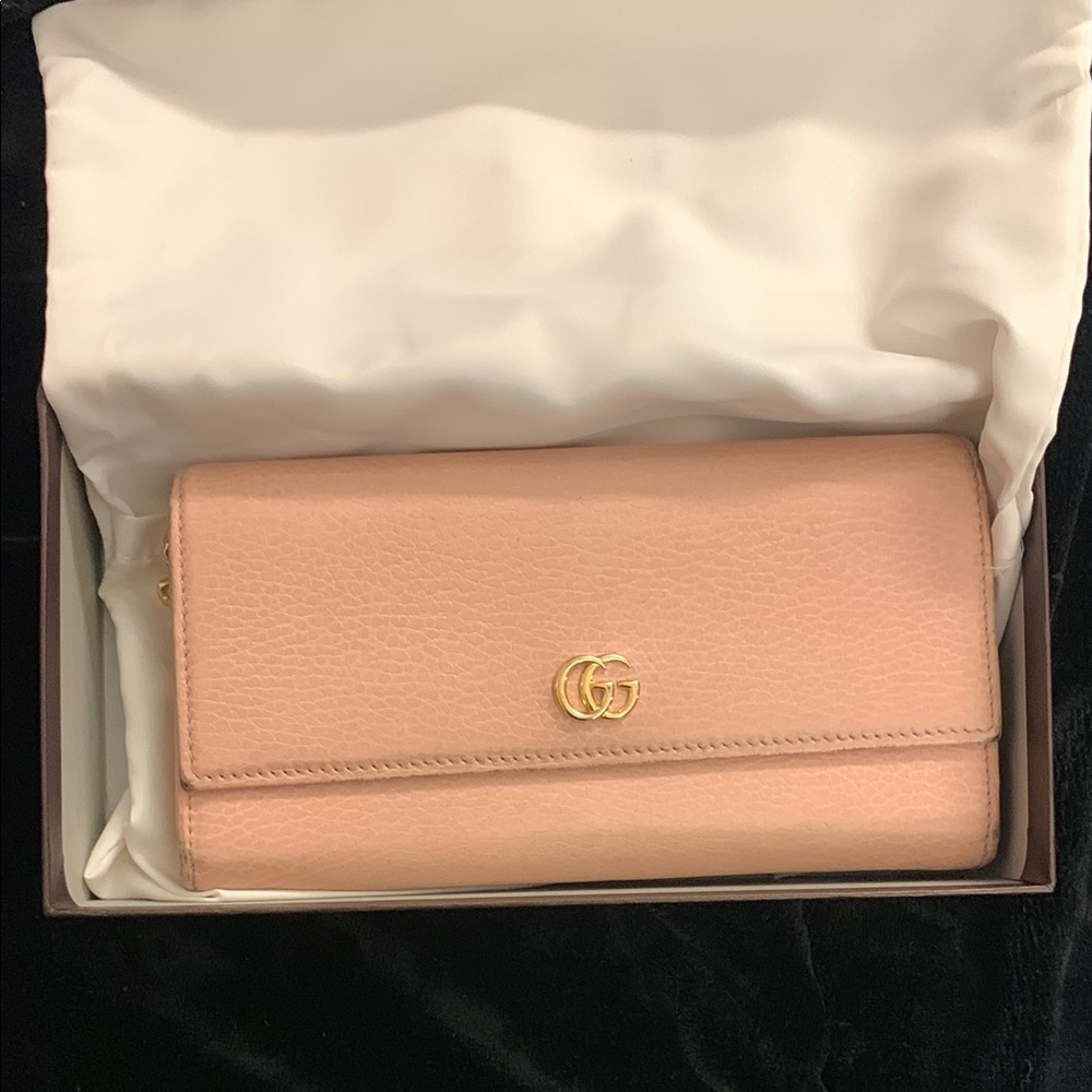 Gucci Pink Leather Wallet